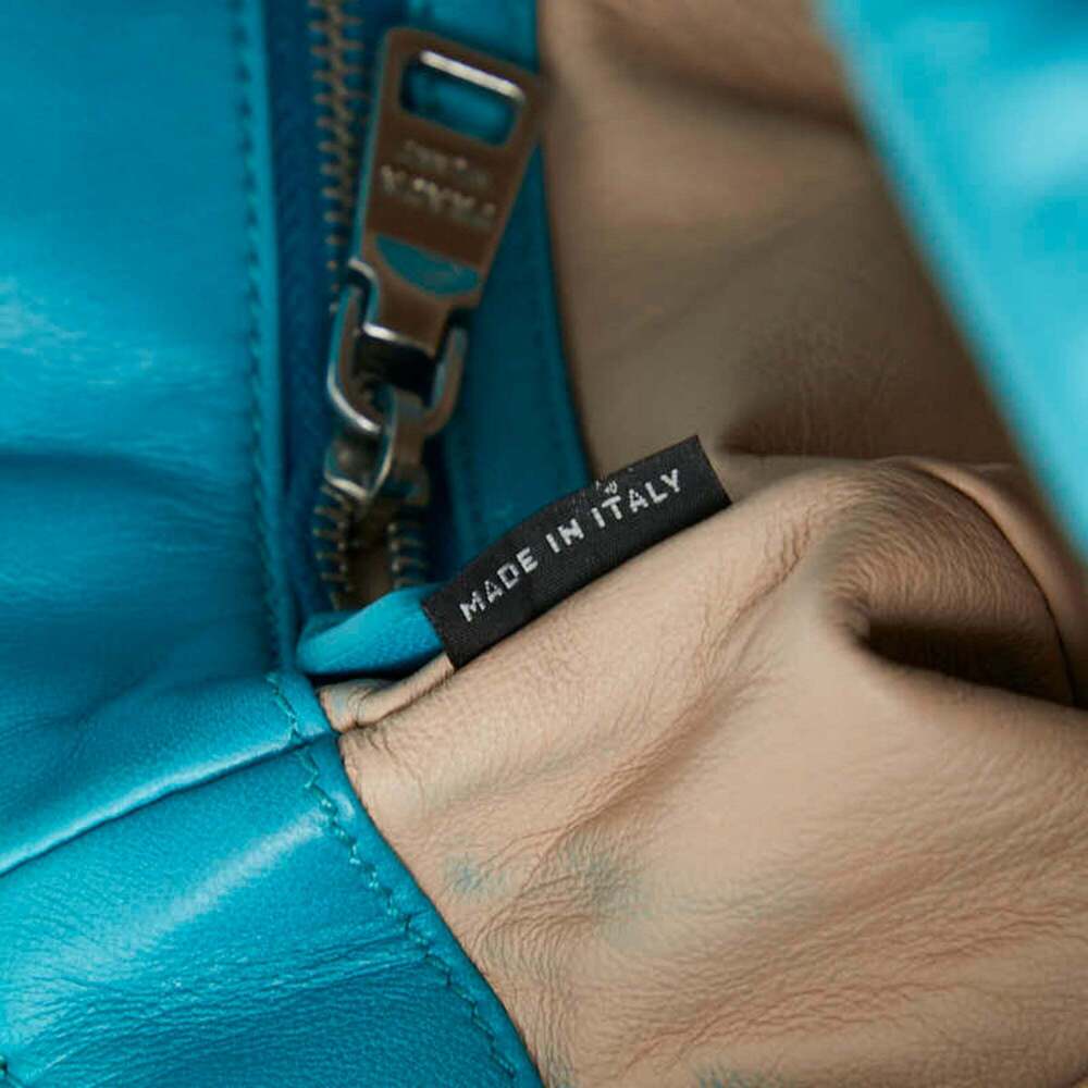 PRADA Blue Leather Shoulder Bag - Picture 11 of 11